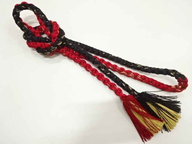 JAPANESE KIMONO / HAND-TIED OBIJIME